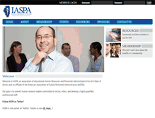Tablet Screenshot of iaspa.org